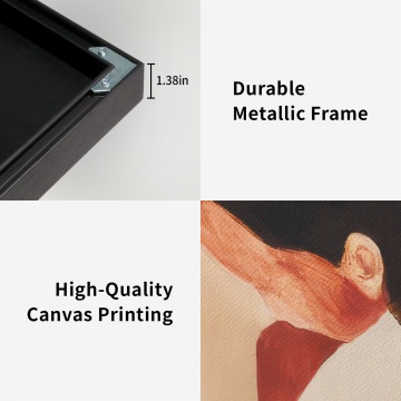 Custom Wall Art Canvas Painting Artwork  Metal Framed for Living Room Bedroom Bathroom Dinning Room Home Office Wall Décor