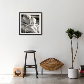 Custom cardboard decorative painting on fine art paper PS frame for hotel home office wall decoration