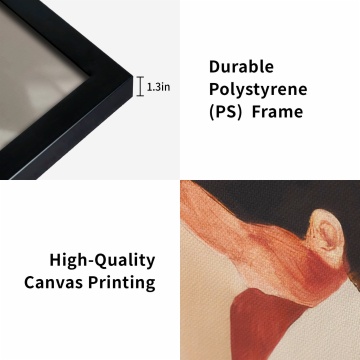 Custom Wall Art Canvas Painting PS Frame Artwork for Living Room Bedroom Bathroom Dinning Room Home Office Hotel Wall Décor